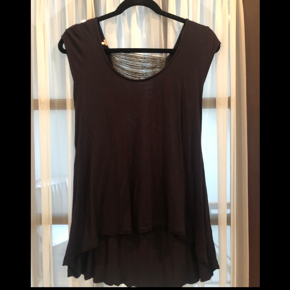 Black high low top